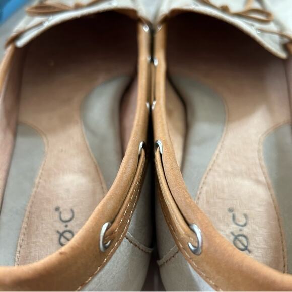 BORN Concept Carolann Tan & Beige Bow Loafer - Picture 5 of 11